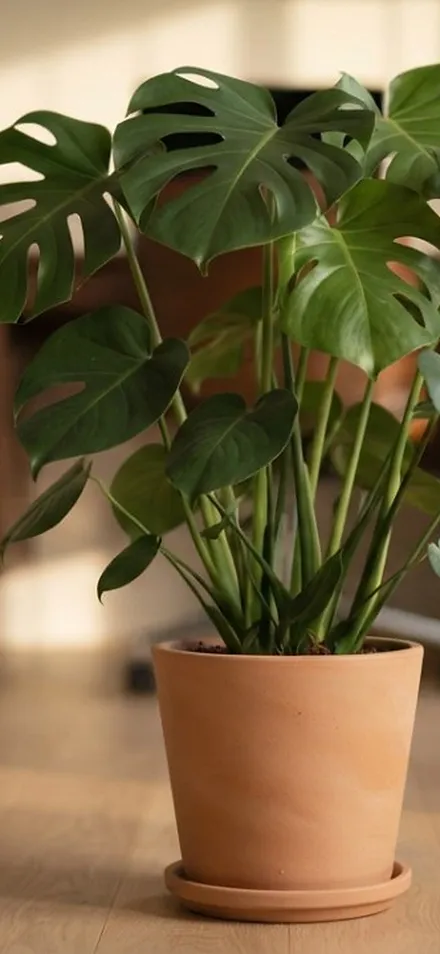 Monstera Plenovan etsimen läpi nähtynä